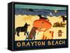 Grayton Beach-Stephen Huneck-Framed Stretched Canvas