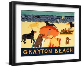 Grayton Beach-Stephen Huneck-Framed Giclee Print