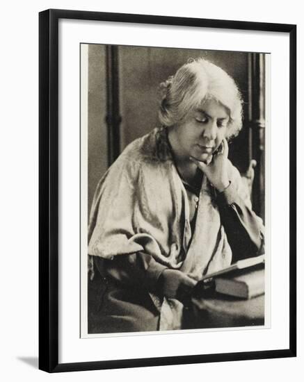 Grazia Deledda Italian Writer Best Known for Stories of Sardinian Peasantry-null-Framed Photographic Print