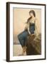 Graziella-Jules Joseph Lefebvre-Framed Art Print