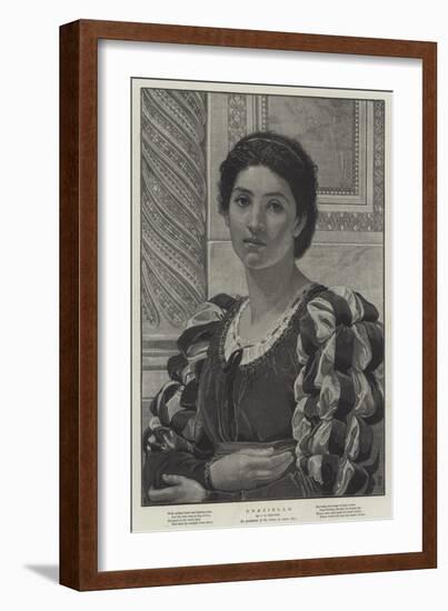 Graziella-Charles Edward Perugini-Framed Giclee Print