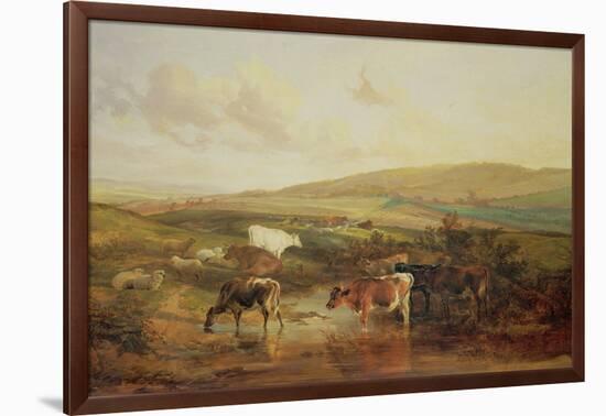 Grazing Animals-Thomas Sidney Cooper-Framed Giclee Print