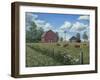 Grazing Cattle-Robert Wavra-Framed Giclee Print