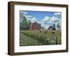 Grazing Cattle-Robert Wavra-Framed Giclee Print