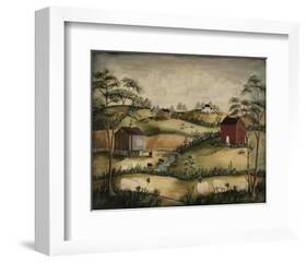 Grazing-Barbara Jeffords-Framed Art Print