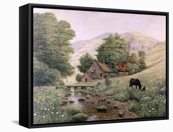 Grazing-Bill Makinson-Framed Stretched Canvas