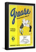 Grease - Broadway Poster , 1972-null-Framed Poster