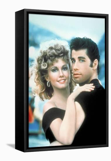 Grease, Olivia Newton-John, John Travolta, Directed by Randal Kleiser, 1978-null-Framed Stretched Canvas