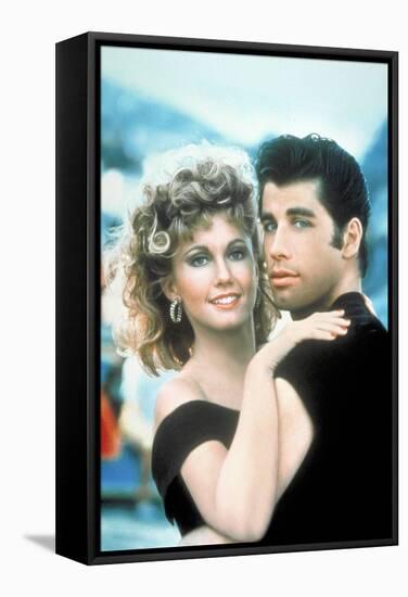 Grease, Olivia Newton-John, John Travolta, Directed by Randal Kleiser, 1978-null-Framed Stretched Canvas