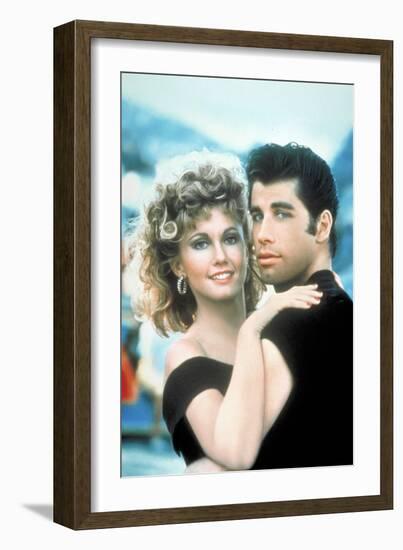 Grease, Olivia Newton-John, John Travolta, Directed by Randal Kleiser, 1978-null-Framed Photo