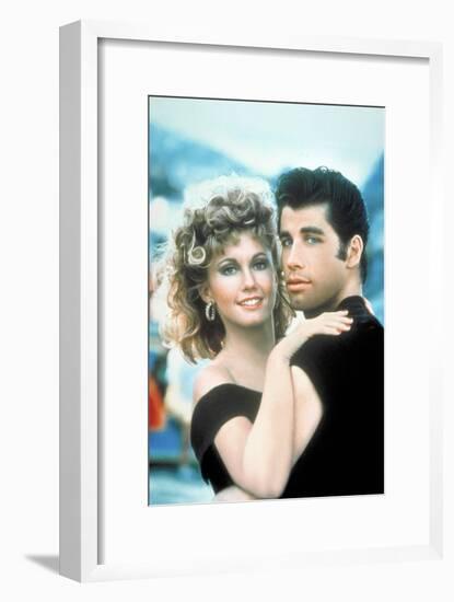 Grease, Olivia Newton-John, John Travolta, Directed by Randal Kleiser, 1978-null-Framed Photo