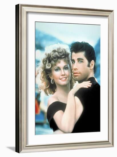 Grease, Olivia Newton-John, John Travolta, Directed by Randal Kleiser, 1978-null-Framed Photo