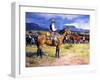 Great American Cowboy-Jack Sorenson-Framed Art Print