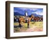 Great American Cowboy-Jack Sorenson-Framed Art Print