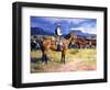 Great American Cowboy-Jack Sorenson-Framed Art Print