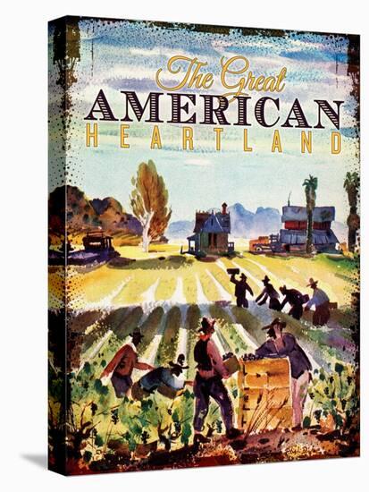 Great American Heartland-Phil Dike-Stretched Canvas