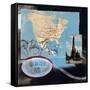 Great American Road Trip I-Connie Tunick-Framed Stretched Canvas