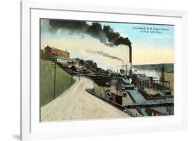 Great B and M Copper Smelter, Great Falls, MT-null-Framed Art Print