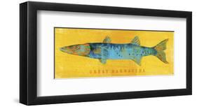 Great Barracuda-John W^ Golden-Framed Art Print
