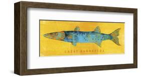 Great Barracuda-John W^ Golden-Framed Art Print