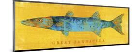 Great Barracuda-John W^ Golden-Mounted Art Print