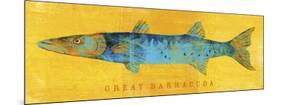 Great Barracuda-John W^ Golden-Mounted Art Print