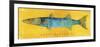 Great Barracuda-John W^ Golden-Framed Art Print