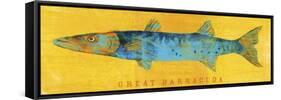 Great Barracuda-John W Golden-Framed Stretched Canvas