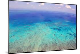 Great Barrier Reef, Cairns Australia, Seen from Above-dzain-Mounted Photographic Print