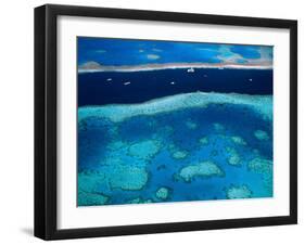 Great Barrier Reef, Whitsundy, Queensland, Australia-Steve Vidler-Framed Photographic Print