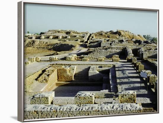 Great Bath of the Citadel from South, Indus Valley Civilization, Mohenjodaro, Sind (Sindh)-Ursula Gahwiler-Framed Photographic Print