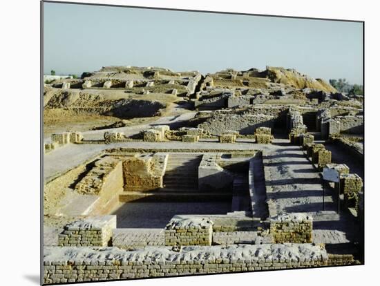 Great Bath of the Citadel from South, Indus Valley Civilization, Mohenjodaro, Sind (Sindh)-Ursula Gahwiler-Mounted Photographic Print