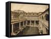 Great Bath, Roman Baths, Bath, Somerset, C1925-null-Framed Stretched Canvas