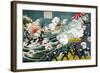 Great Battle At Lüshun Bay-Sadajiro Ariyama-Framed Art Print