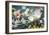 Great Battle At Lüshun Bay-Sadajiro Ariyama-Framed Art Print