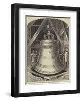 Great Bell for Montreal Cathedral-null-Framed Giclee Print