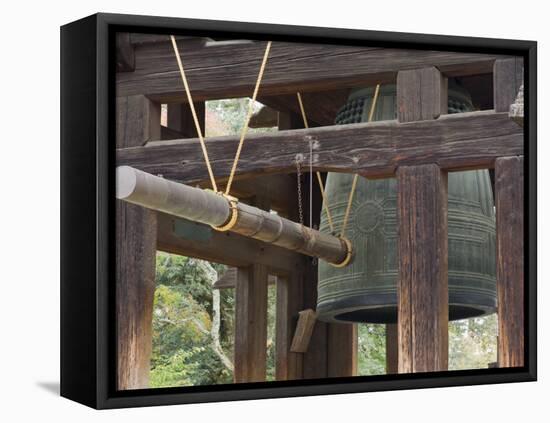 Great Bell of Todai-Ji, Nara, Kansai, Honshu, Japan-Schlenker Jochen-Framed Stretched Canvas