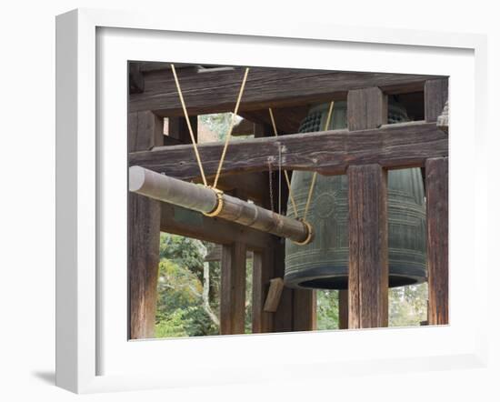 Great Bell of Todai-Ji, Nara, Kansai, Honshu, Japan-Schlenker Jochen-Framed Photographic Print