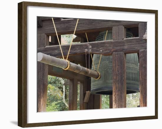 Great Bell of Todai-Ji, Nara, Kansai, Honshu, Japan-Schlenker Jochen-Framed Photographic Print