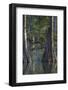 Great Blue Heron Fishing Near Cypress Trees, Horseshoe Lake State Park, Illinois-Richard and Susan Day-Framed Photographic Print