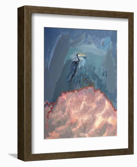 Great Blue Heron-David Alan Redpath Michie-Framed Giclee Print