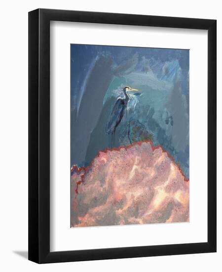 Great Blue Heron-David Alan Redpath Michie-Framed Giclee Print