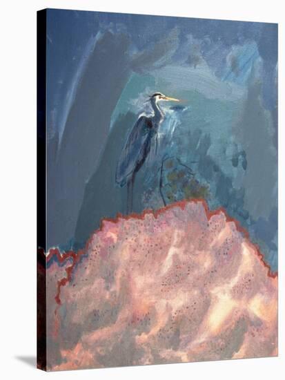 Great Blue Heron-David Alan Redpath Michie-Stretched Canvas