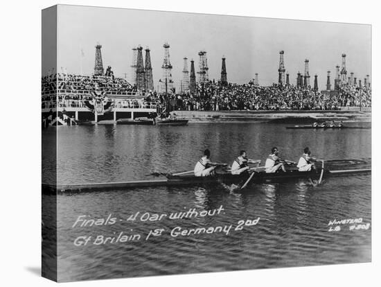 Great Britain, Gold Medallists in the Coxless Fours at the 1932 Los Angeles Olympic Games-German photographer-Stretched Canvas