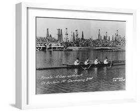 Great Britain, Gold Medallists in the Coxless Fours at the 1932 Los Angeles Olympic Games-German photographer-Framed Photographic Print