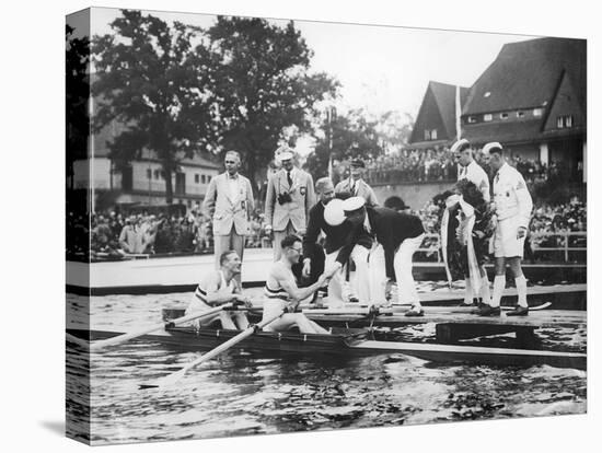 Great Britain, Gold Medallists in the Double Sculls at the 1936 Berlin Olympic Games, 1936-German photographer-Stretched Canvas