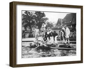 Great Britain, Gold Medallists in the Double Sculls at the 1936 Berlin Olympic Games, 1936-German photographer-Framed Photographic Print