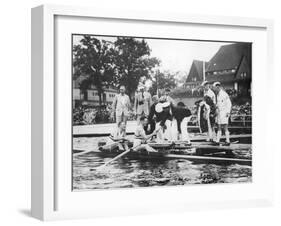 Great Britain, Gold Medallists in the Double Sculls at the 1936 Berlin Olympic Games, 1936-German photographer-Framed Photographic Print