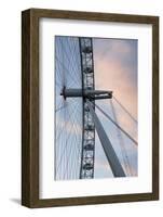 Great Britain, London. Close-up of London Eye Ferris Wheel-Bill Young-Framed Photographic Print