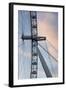 Great Britain, London. Close-up of London Eye Ferris Wheel-Bill Young-Framed Photographic Print